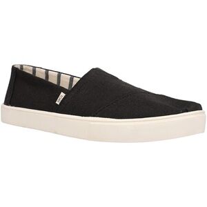 TOMS Mens Alpargata Cupsole - Black and white size 10 mens